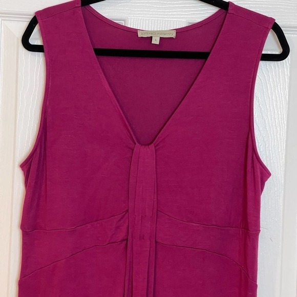 Kimi + Kai Maternity Mermaid Maxi Dress Sleeveless Pink Women's Size L - Picture 8 of 12